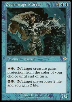1x Stormscape Master - Foil Moderate Play, English Invasion MTG Magic - Image 1