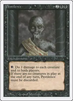 Pestilence - Revised Edition (3ED) - NM - Magic: The Gathering MTG - Image 1