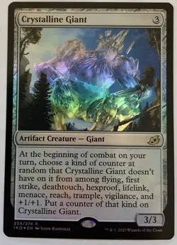 MTG Crystalline Giant Ikoria: Lair of Behemoths 234/274 Foul Rare NM - Image 1