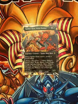 MTG Spider-Ham, Peter Porker (Borderless) NON Foil 201 Spider Man - Image 1
