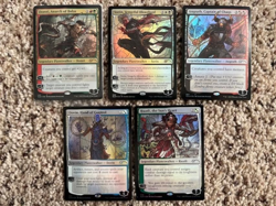 MTG- Secret Lair: Stained Glass Planeswalkers x14 - FOIL (Teferi, Gideon, Bolas) - Image 2