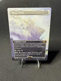 Minas Tirith - LTR #420 - MTG Lord of the Rings - Legendary Land - Image 1