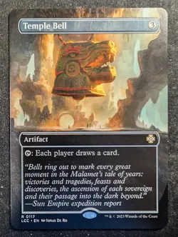 Temple Bell - Borderless - Commander: Lost Caverns of Ixalan (MTG) - Image 1