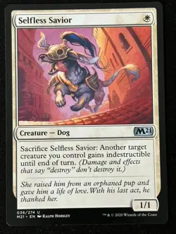 1x MTG Selfless Savior - Core Set 2021 (M21) #36 - Magic the Gathering - Image 1