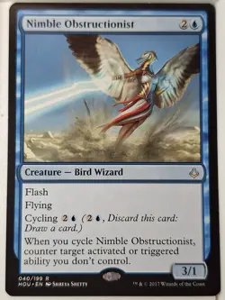 Nimble Obstructionist - Hour of Devastation - Magic the Gathering MTG Nice! - Image 1