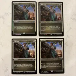 Magic the Gathering MTG Tune Up Promo Pack 2 Foil 2 Regular Play Set Of 4 - Image 1