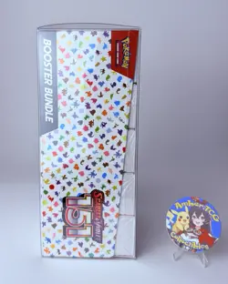 Pokemon 151 Booster Bundle Display Case SEALED + Semi Rigid Plastic Case - Image 3