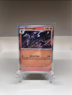Ceruledge MEP 014 Pokemon Phantasmal Flames Pre Release Stamped Promo Holo NM - Image 1