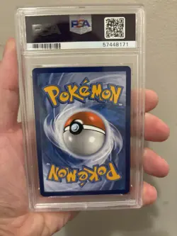 PSA 9 Ash's Pikachu SM111 Sun & Moon Black Star Promo I CHOOSE YOU! Pokemon 2017 - Image 2