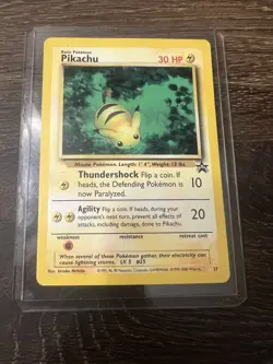 Pokemon TCG Pikachu Black Star Promo #27 WOTC 2000 - Image 1