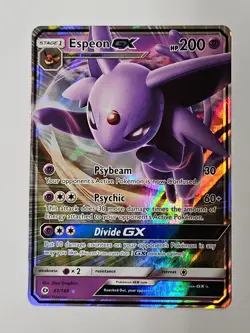 Pokemon TCG Espeon GX 61/149 Sun & Moon Base Holo Ultra Rare 61/149 - Image 1