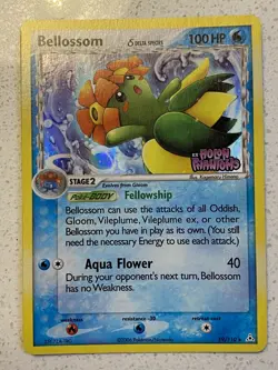 Bellossom [Reverse Holo] 19/110 EX Holon Phantoms Stamped Pokemon TCG LP - Image 3