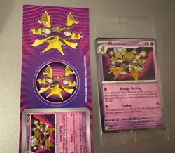 Alakazam 082/167 *SWIRL* Twilight Masquerade Sealed Cosmos Holo Promo Pokemon NM - Image 1
