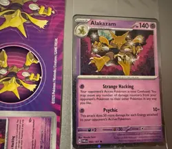 Alakazam 082/167 *SWIRL* Twilight Masquerade Sealed Cosmos Holo Promo Pokemon NM - Image 2