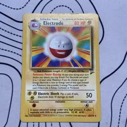 Pokemon TCG Electrode Base Set 2 25/130 Regular Unlimited Rare - Image 1