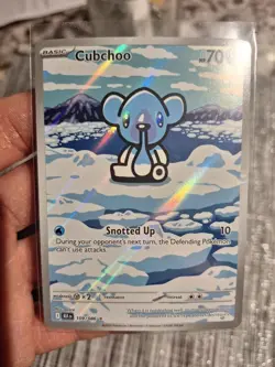 Pokemon TCG Cubchoo Illustration Rare Black Bolt 109/086 NM/M - Image 1