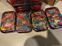 Pokemon TCG Mega Evolutions Mega Heroes Mini Tins Lot Of 4 - Image 1