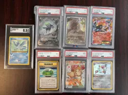 Pokemon TCG Lot Of 6 PSA Graded Slabs 1 SGC Plasma Storm, Hidden Fates And More - Image 1