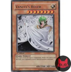 Yugioh Vanity's Ruler CDIP-EN024 Rare 1st Edition MP - Image 1