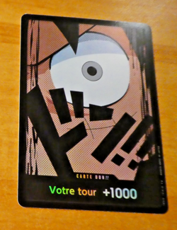 ONE PIECE CARD RARE HOLO GAME CARTE FRANCAISE DON MONKEY D. LUFFY FR MINT - Image 1