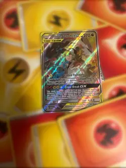 Reshiram & Zekrom GX (Full Art) 222/236 Sm-Cosmic Eclipse Pokemon Card - Image 4