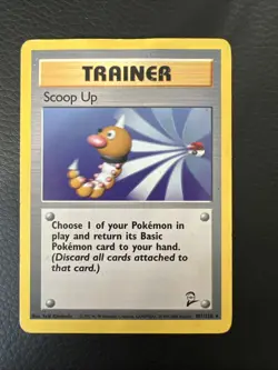 Pokemon Base Set 2 Rare Card Scoop Up 107/130 - Image 1