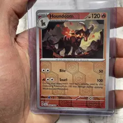 Houndoom - 008/064 - Common - Reverse Holo - Near Mint NM Pokemon Nintendo Card - Image 1