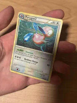 Pokemon Porygon2 HGSS23 HGSS Promo Holo 80 HP Stage 1 Card English - Image 1