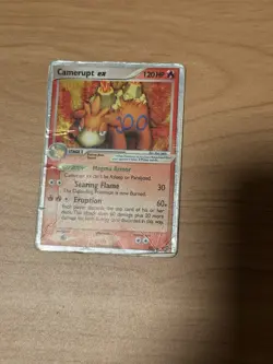 Pokemon Camerupt ex 92/106 Emerald Ultra Rare Holo 120 HP Stage 1 Card English - Image 2
