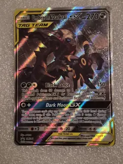 Umbreon & Darkrai GX SM241 Tag Team Black Star Promo 2020 Pokemon Card NM - Image 1