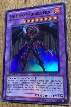 Evil Hero Malicious Fiend | LCGX-EN072 | Super Rare | 1st Ed | YuGiOh Card | VLP - Image 3