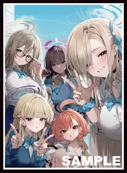 Blue Archive C＆C Asuna Karin Neru Akane Toki doujin Card Sleeve Protector - Image 1