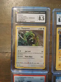 Pokemom TCG Lot of 4 Graded Pokemon Cards PROMO ZARD. PROMO RAYQUAZA and More - Image 2