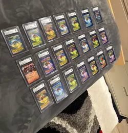 20 Double Print Pokemon Cards. All Are CGC Graded AUTHENTIC - Image 3