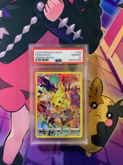Pokemon Pikachu TCG Card Crown Zenith Secret Rare 160/159 PSA 10 - Image 2