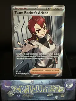 Pokemon Card Team Rocket's Ariana 224/182 Destined Rivals Ultra Rare NM - Image 1