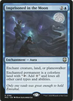 Imprisoned in the Moon R Commander: Modern Horizons 3 188 - MTG - Image 1