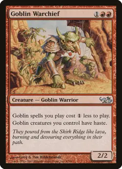 MTG GOBLIN WARCHIEF EXC - CONDOTTIERO GOBLIN - DD.EVG - MAGIC - Image 1