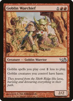 MTG GOBLIN WARCHIEF POOR - CONDOTTIERO GOBLIN - DD.EVG - MAGIC - Image 1