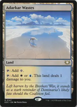 Adarkar Wastes R Commander: Edge of Eternities 147 NM MTG - Image 1