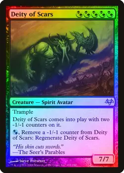 Deity of Scars FOIL Eventide NM Black Green Rare MAGIC GATHERING CARD ABUGames - Image 1