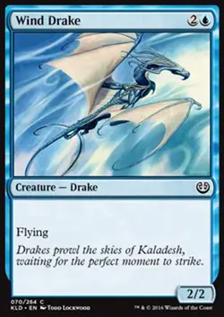 MTG 4x WIND DRAKE - DRAGHETTO DEL VENTO - KLD - MAGIC - Image 1