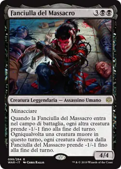 MTG MASSACRE GIRL EXC - FANCIULLA DEL MASSACRO - WAR - MAGIC - Image 1