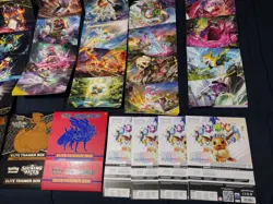 HUGE Lot Of 20 Pokemon ETB Posters/Covers! Celebrations, Evolving Skies, Etc. - Image 3