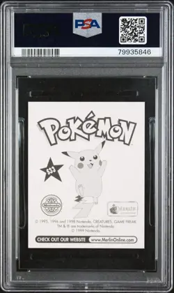 1999 Merlin Pokemon S33 Prof.Oak - Prism PSA Mint 9 - Image 2