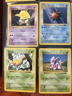 Pokemon TCG Shadowless Base Set Lot Of Commons (range LP-HP) - Image 4