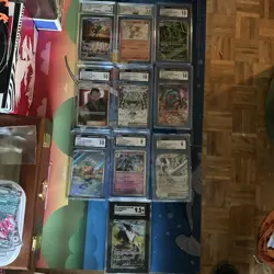 Pokemon TCG (10 piece bundle) CGC-AGS-SGC Graded Slab Lot Gem Mint 10 -Modern 🔥 - Image 1