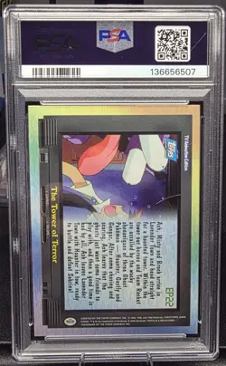 Topps Pokemon The Tower Of Terror EP22 2000 Holo PSA 8 - Image 2