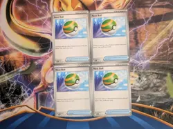 Pokemon - 4x Nest Ball 084/091 - Paldean Fates - Trainer Playset - Image 1