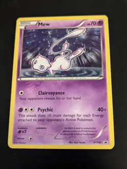 Mew XY192 XY Pokemon Black Star Promo ENG Near Mint Holo - Image 1